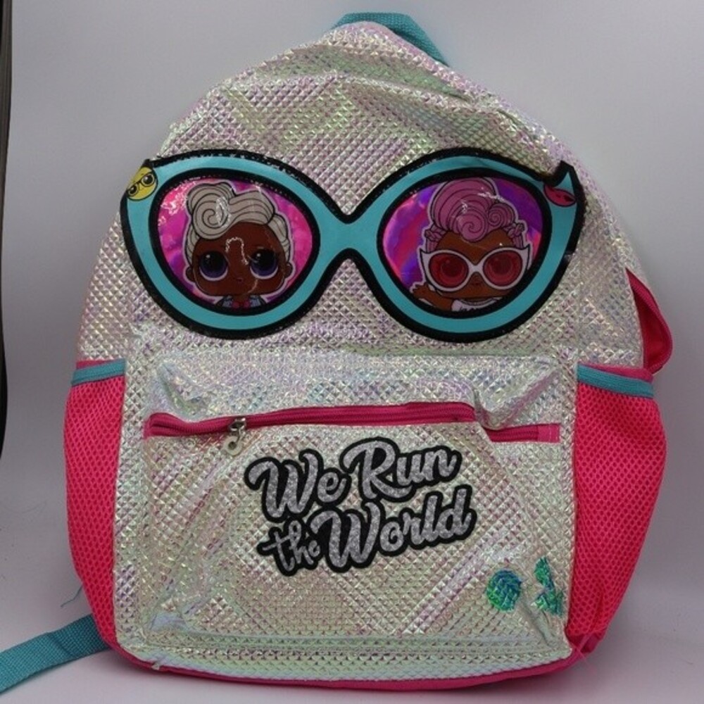 LOL Surprise Holo Backpack  We Run The World Holographic Kids Girls School Bag